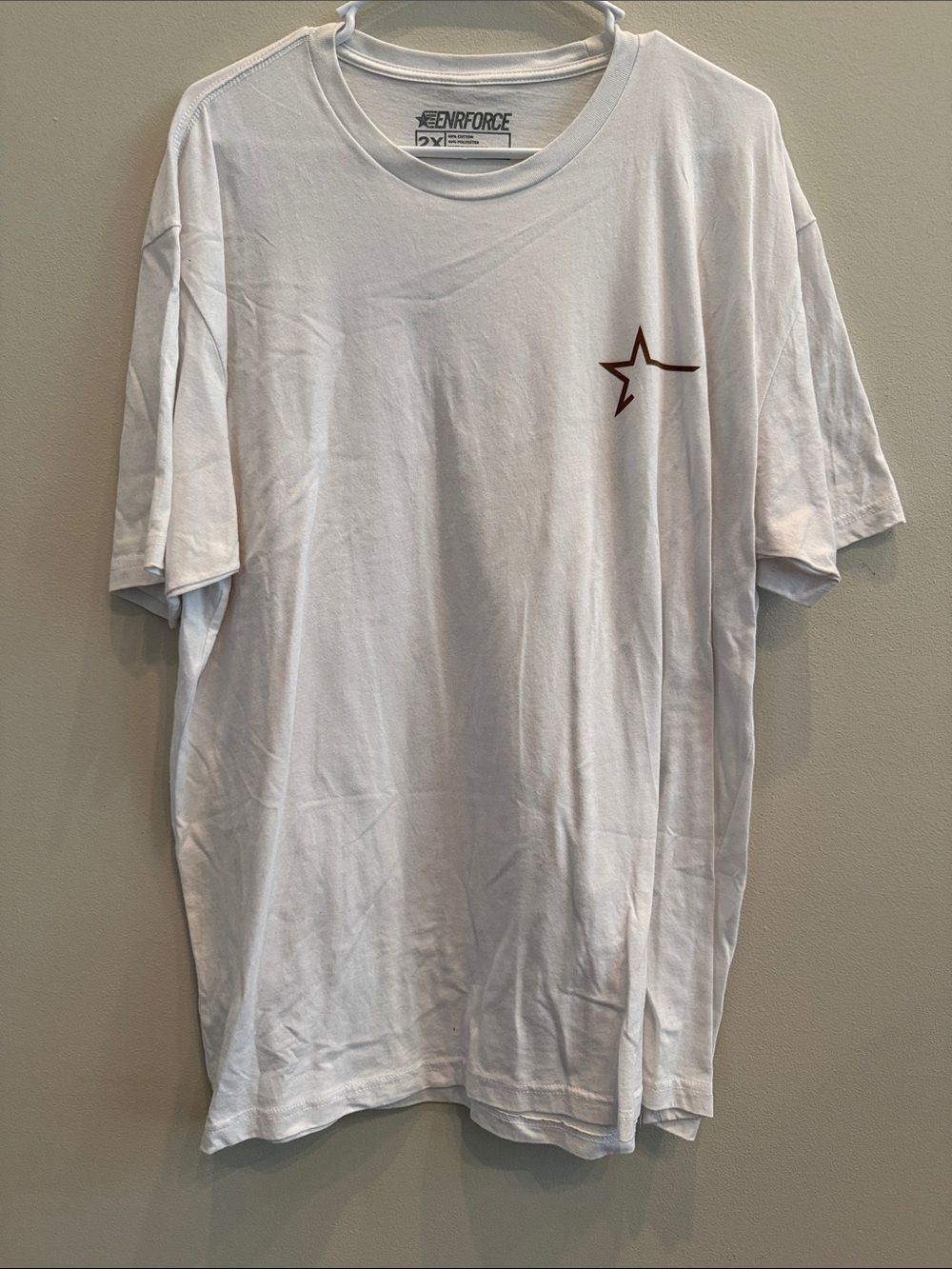 White Men’s Short-Sleeve Star Logo T-Shirt
